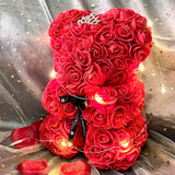 Rose Plush Bear